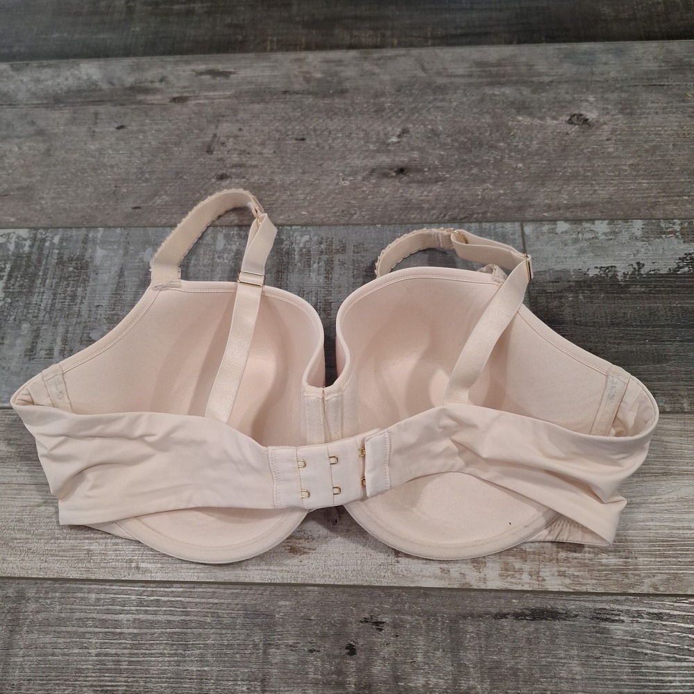 Thirdlove Bra 36E Microfiber Tshirt Bra Ivory Underwire - Picture 2 of 4